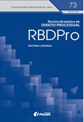 REVISTA BRASILEIRA DE DIREITO PROCESSUAL - RBDPRO Nº 73                                                                                                                                                                                                         