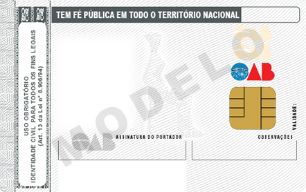 Documento de Membro de Comissão Federal - Verso